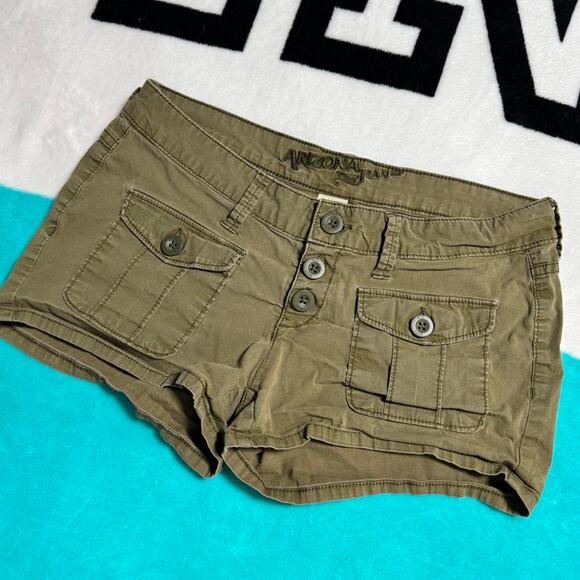 Y2K Arizona Jeans Low Rise Micro Shorts - Picture 2 of 4